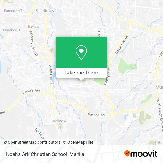 Noah's Ark Christian School map