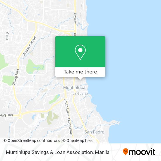 Muntinlupa Savings & Loan Association map