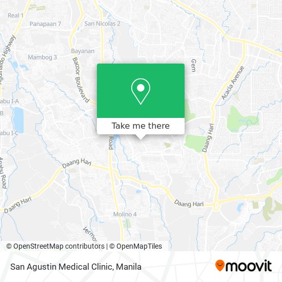 San Agustin Medical Clinic map