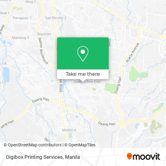 Digibox Printing Services map