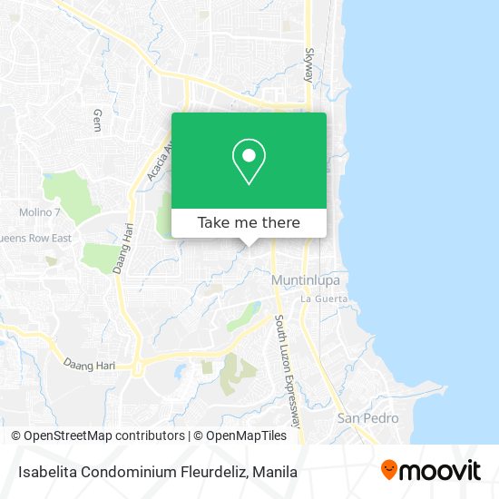 Isabelita Condominium Fleurdeliz map