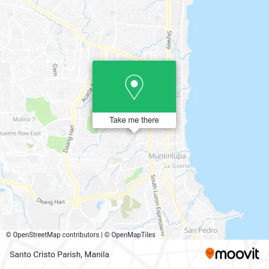 Santo Cristo Parish map