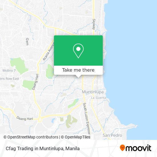 Cfag Trading in Muntinlupa map