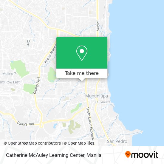 Catherine McAuley Learning Center map