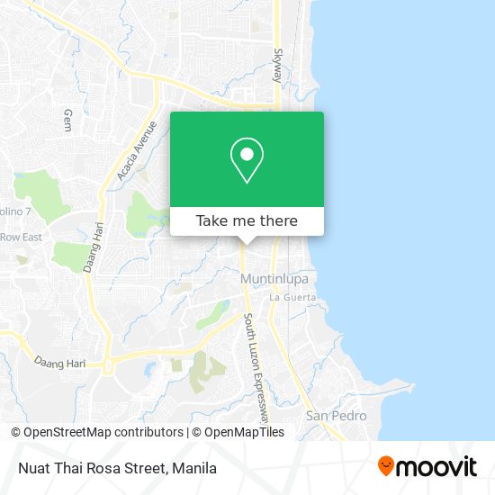 Nuat Thai Rosa Street map