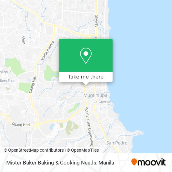 Mister Baker Baking & Cooking Needs map