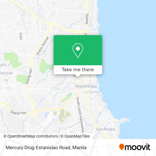 Mercury Drug Estanislao Road map