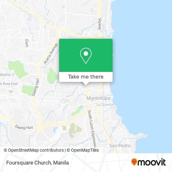 Foursquare Church map