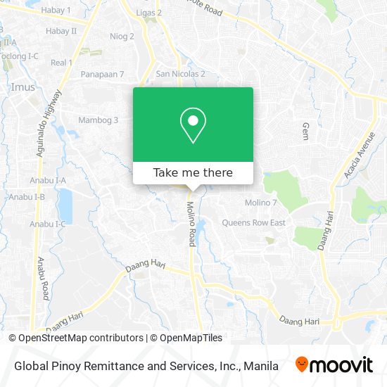 Global Pinoy Remittance and Services, Inc. map