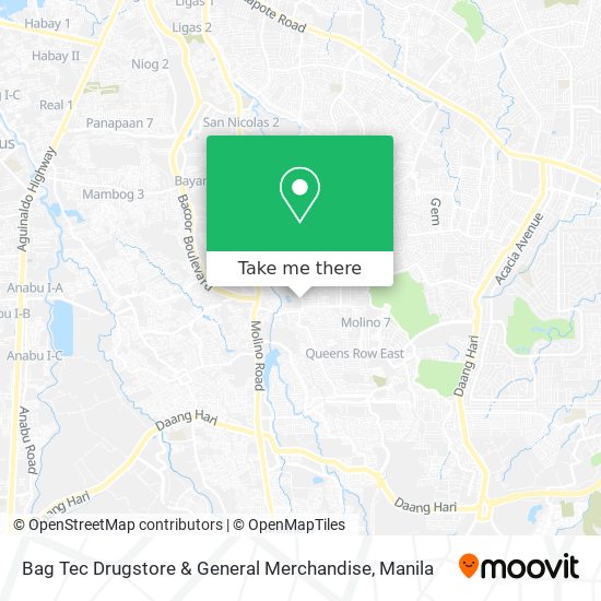 Bag Tec Drugstore & General Merchandise map