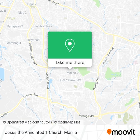 Jesus the Annointed 1 Church map