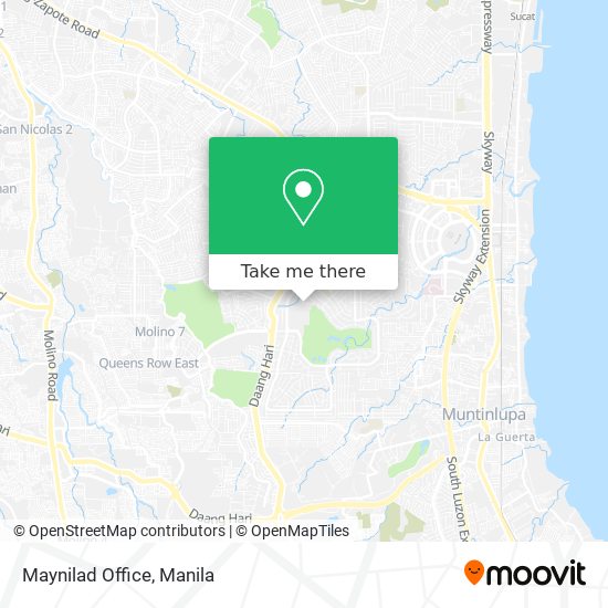 Maynilad Office map