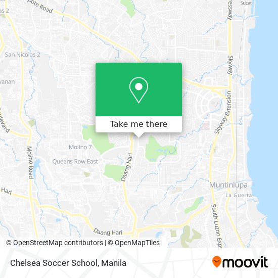 Chelsea Soccer School map