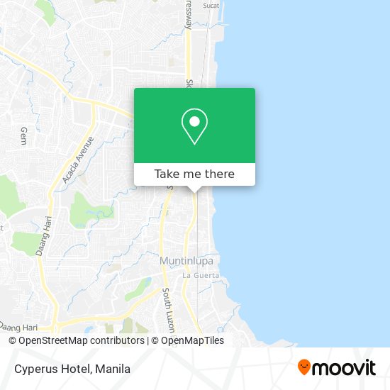 Cyperus Hotel map