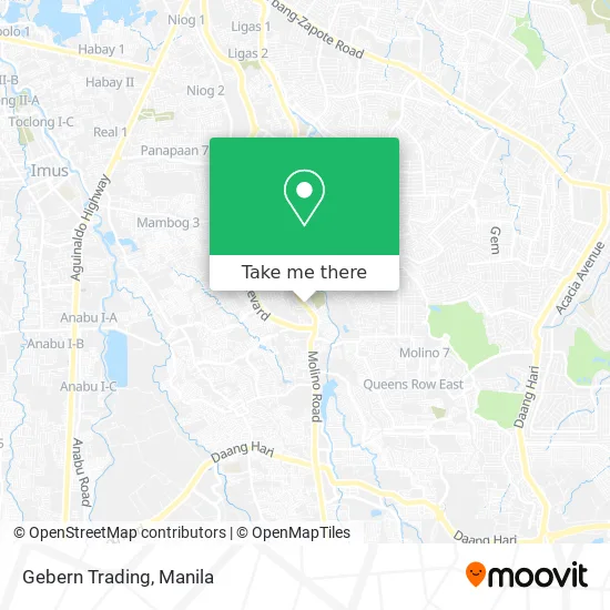 Gebern Trading map