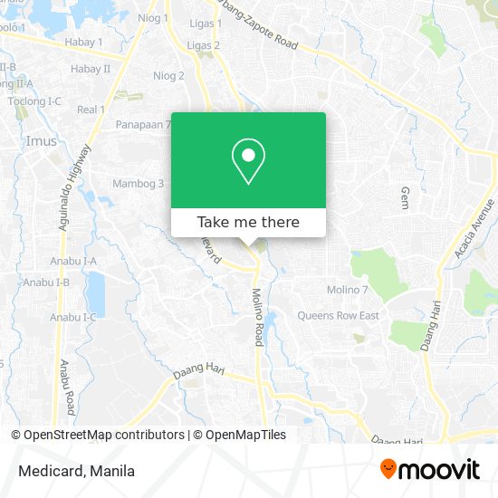 Medicard map