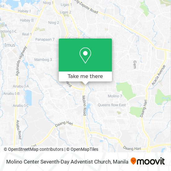 Molino Center Seventh-Day Adventist Church map