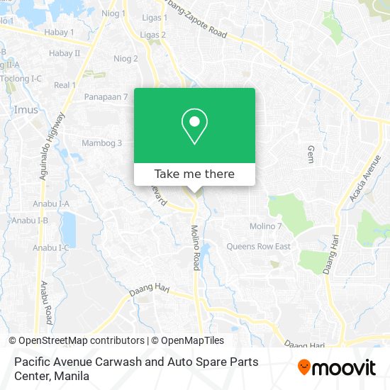 Pacific Avenue Carwash and Auto Spare Parts Center map