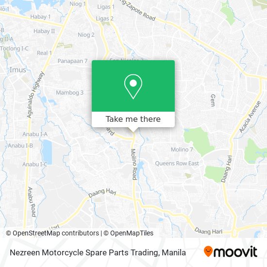 Nezreen Motorcycle Spare Parts Trading map