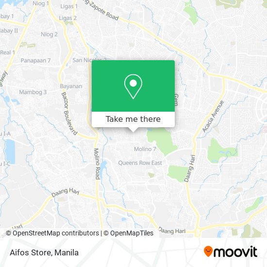 Aifos Store map
