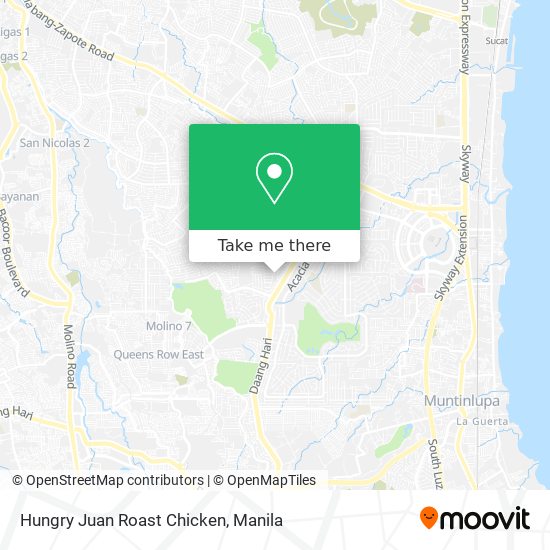 Hungry Juan Roast Chicken map