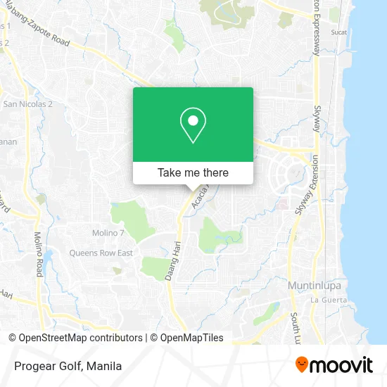 Progear Golf map