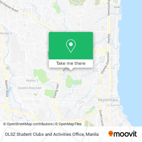 DLSZ Student Clubs and Activities Office map