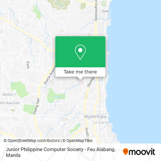 Junior Philippine Computer Society - Feu Alabang map