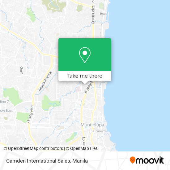 Camden International Sales map