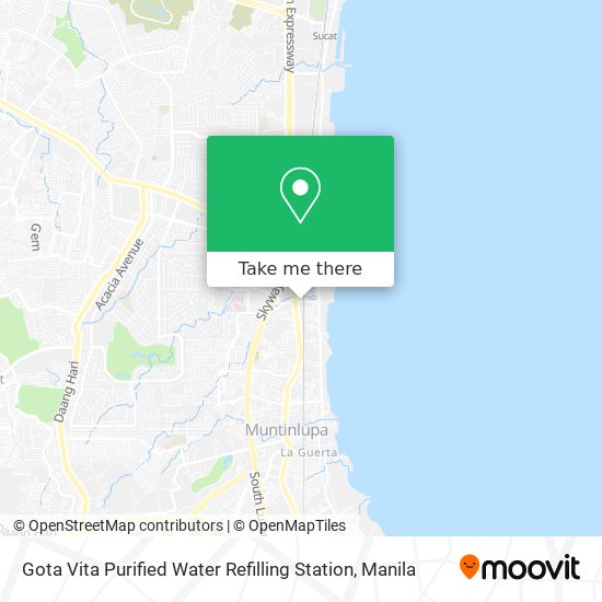 Gota Vita Purified Water Refilling Station map