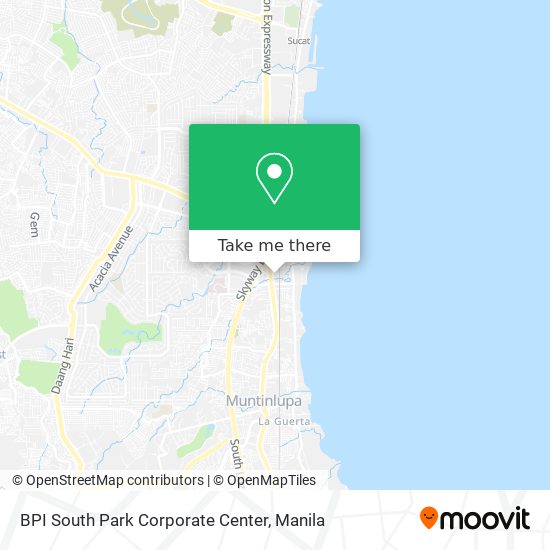 BPI South Park Corporate Center map