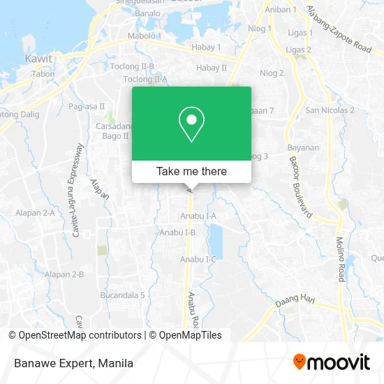 Banawe Expert map