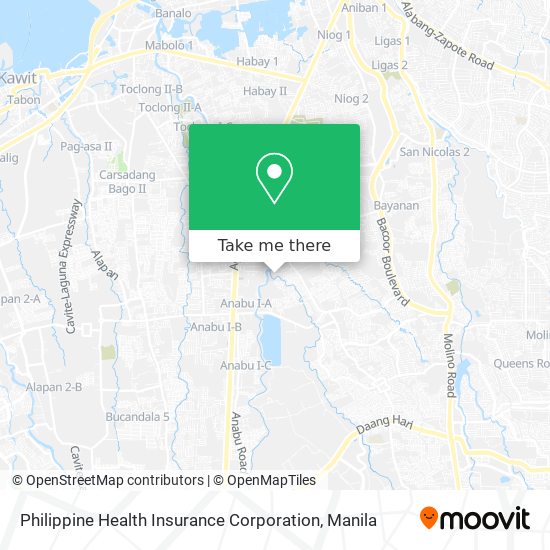 Philippine Health Insurance Corporation map