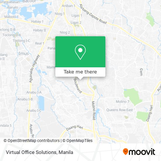 Virtual Office Solutions map