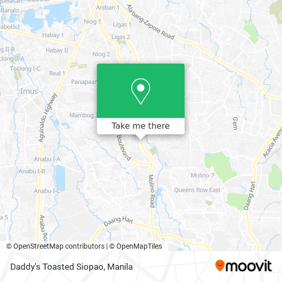 Daddy's Toasted Siopao map