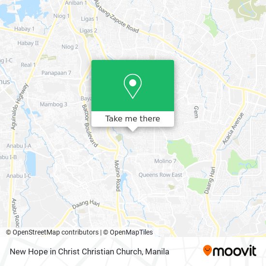New Hope in Christ Christian Church map