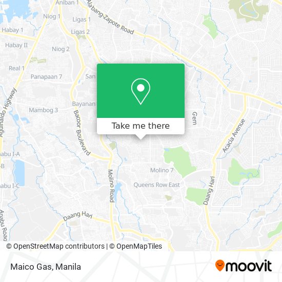 Maico Gas map