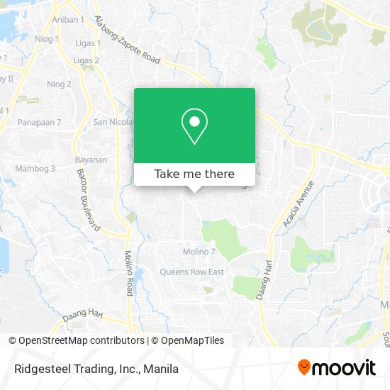 Ridgesteel Trading, Inc. map