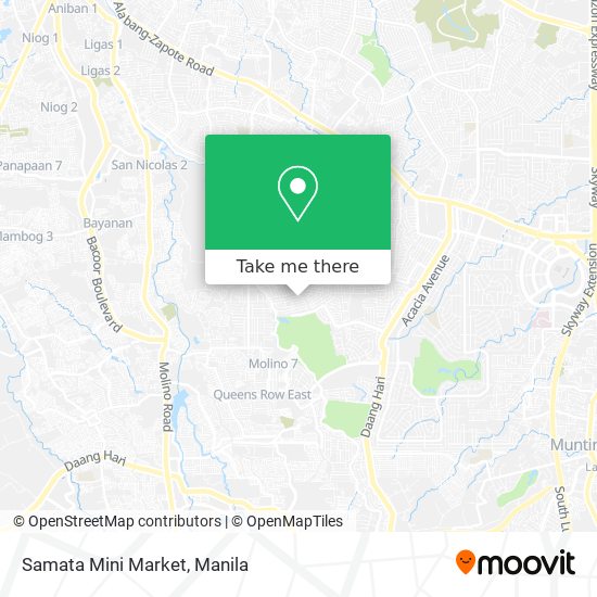 Samata Mini Market map