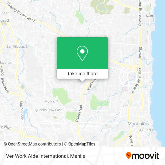 Ver-Work Aide International map