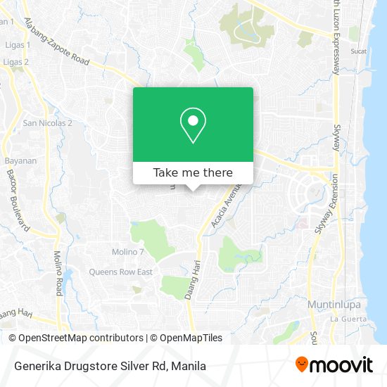 Generika Drugstore Silver Rd map