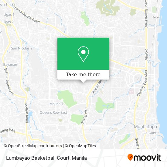 Lumbayao Basketball Court map