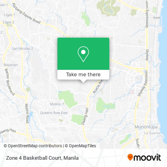 Zone 4 Basketball Court map