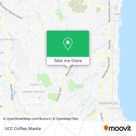 UCC Coffee map