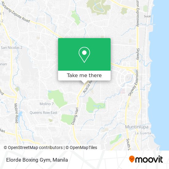 Elorde Boxing Gym map