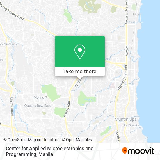 Center for Applied Microelectronics and Programming map