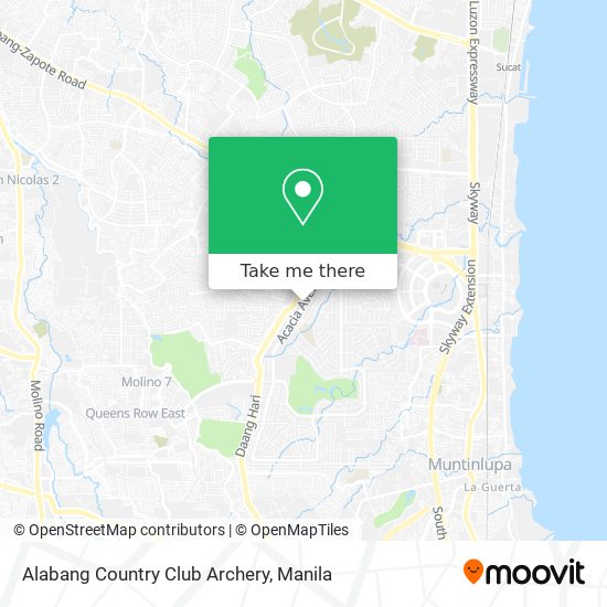 Alabang Country Club Archery map