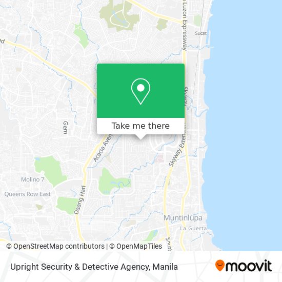 Upright Security & Detective Agency map