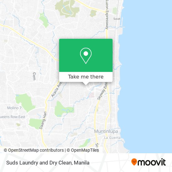 Suds Laundry and Dry Clean map