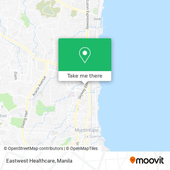 Eastwest Healthcare map